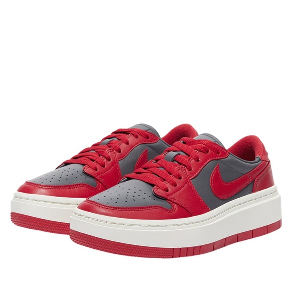 Nike Air Jordan 1 Elevate Low W7.5 Red Gray LN - Picture 1 of 13